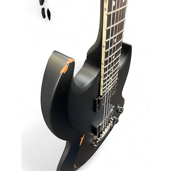 Used ESP LTD VOLSUNG LARS SIGNATURE Black Solid Body Electric Guitar