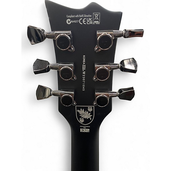 Used ESP LTD VOLSUNG LARS SIGNATURE Black Solid Body Electric Guitar