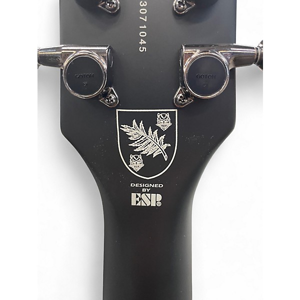 Used ESP LTD VOLSUNG LARS SIGNATURE Black Solid Body Electric Guitar