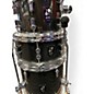 Used SONOR 4 Piece AQX JUNGLE Black Midnight Sparkle Drum Kit