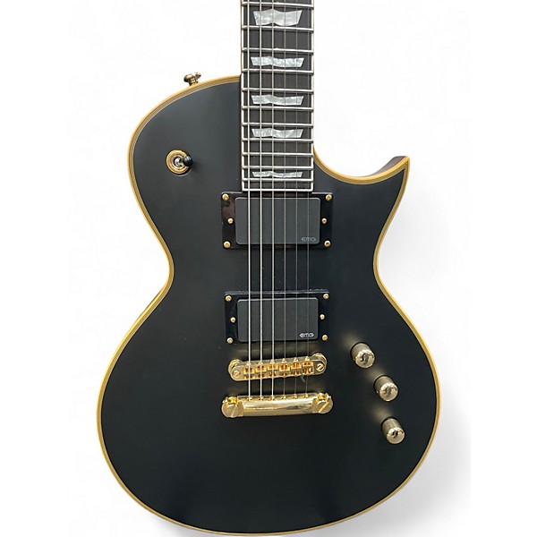 Used ESP EC1000 Deluxe Black Solid Body Electric Guitar