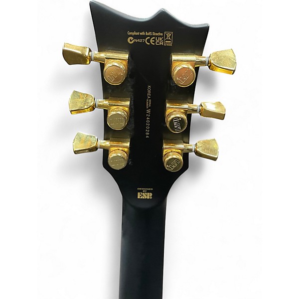 Used ESP EC1000 Deluxe Black Solid Body Electric Guitar