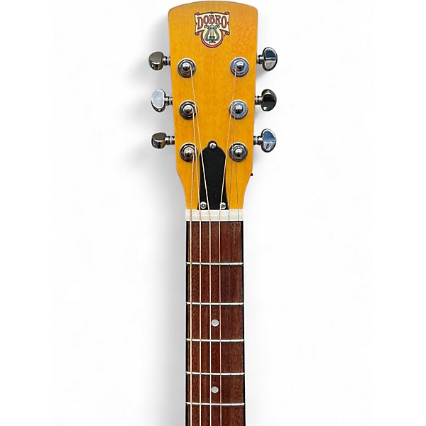 Used Dobro Hound Dog Round Neck Natural Resonator Guitar