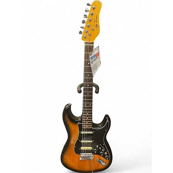Used Jay Turser Double Cut Sunburst Solid Body Electric Guitar