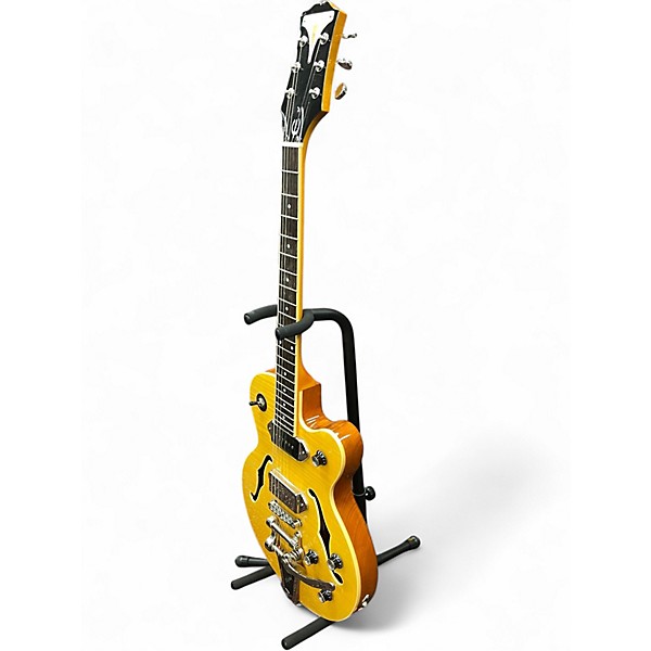Used Epiphone Wildkat with Bigsby Amber Hollow Body Electric Guitar