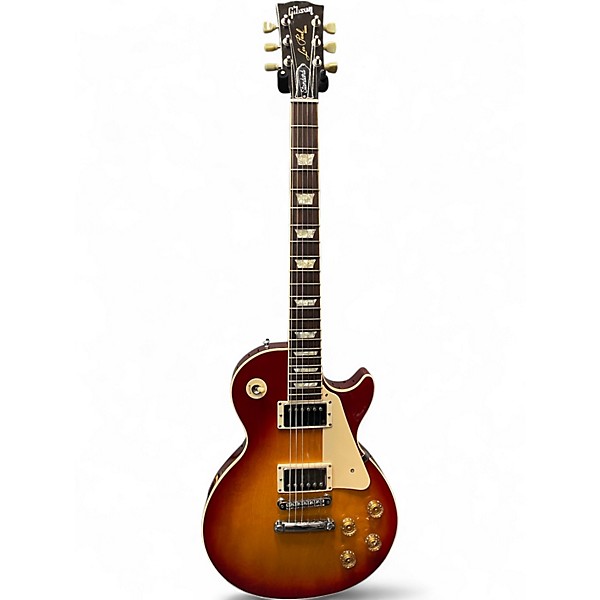 Vintage 1992 Gibson Les Paul Standard Cherry Sunburst Solid Body Electric Guitar