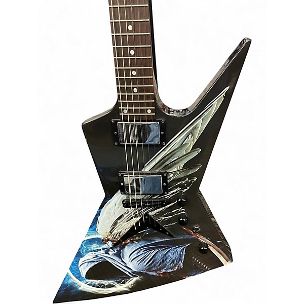 Used Dean Dave Mustaine Zero ANGEL BLACK Solid Body Electric Guitar