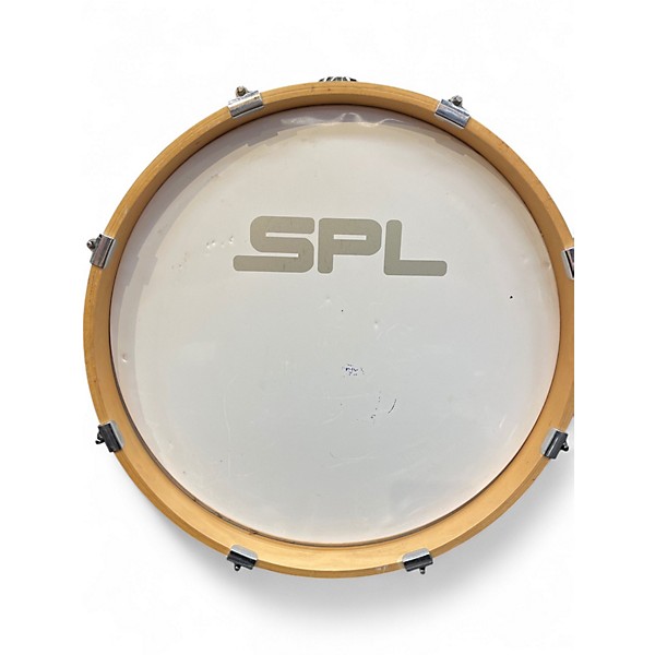 Used SPL 4 Piece velocity street bop Silver Sparkle Drum Kit