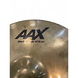 Used SABIAN 14in AAX Series Dark Crash Cymbal