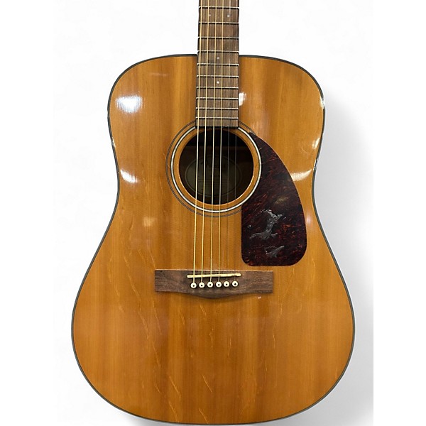Used Fender CD140S Dreadnought Natural Acoustic Guitar