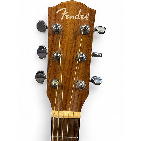 Used Fender CD140S Dreadnought Natural Acoustic Guitar