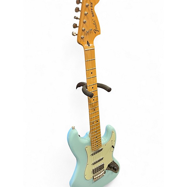 Used Fender Sixty Six Sonic Blue Solid Body Electric Guitar