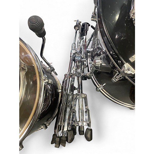 Used Stagg 5 Piece DRUM SET RED Drum Kit