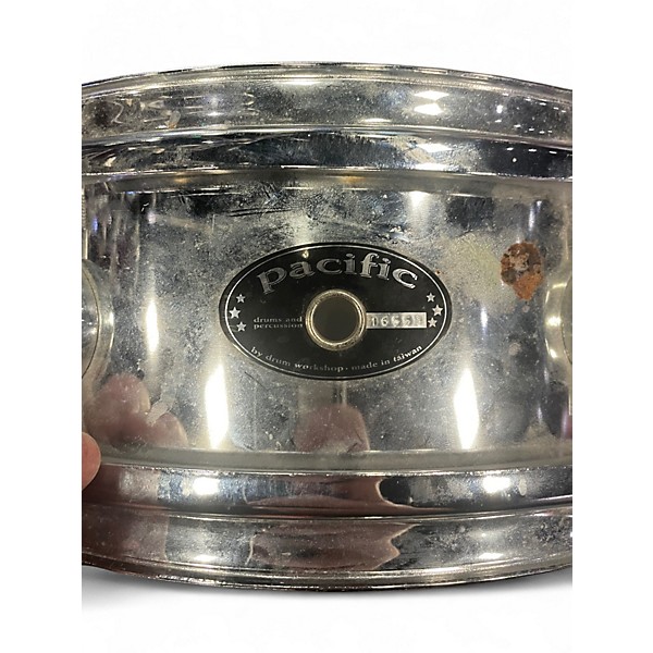 Used PDP by DW 13X5 Pacific Series Snare Chrome Drum
