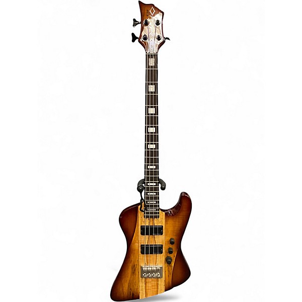 Used Diamond Guitar hailfire 4 string 3 Tone Sunburst Electric Bass Guitar