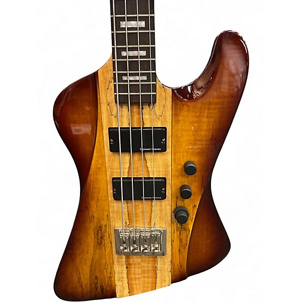 Used Diamond Guitar hailfire 4 string 3 Tone Sunburst Electric Bass Guitar