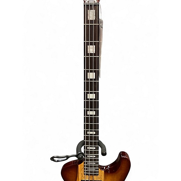 Used Diamond Guitar hailfire 4 string 3 Tone Sunburst Electric Bass Guitar