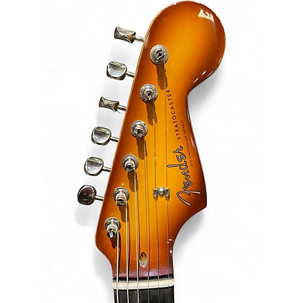 Used Fender Suona Stratocaster 2 Tone Sunburst Hollow Body Electric Guitar