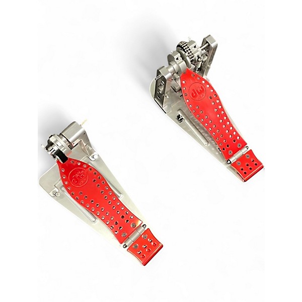 Used DW MFG DOUBLE PEDAL CHAIN DRIVE Double Bass Drum Pedal