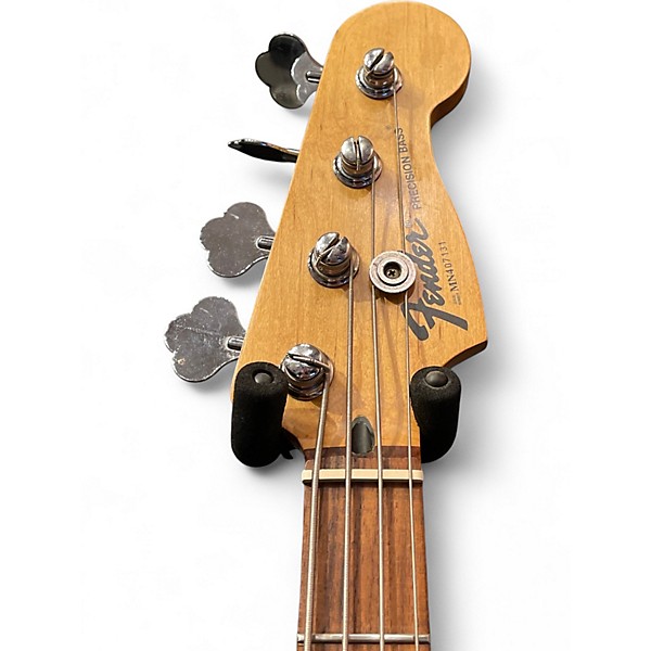 Used Fender Standard Precision Bass Gray Electric Bass Guitar