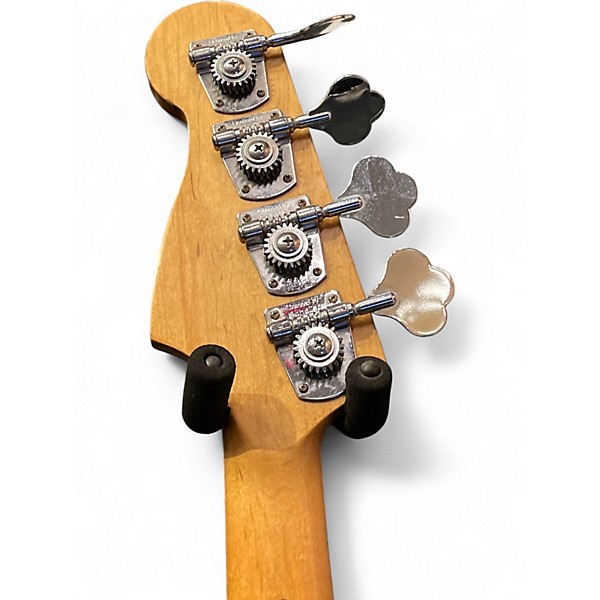 Used Fender Standard Precision Bass Gray Electric Bass Guitar