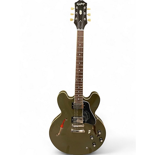 Used 2022 Epiphone ES355 Inverness Green Hollow Body Electric Guitar