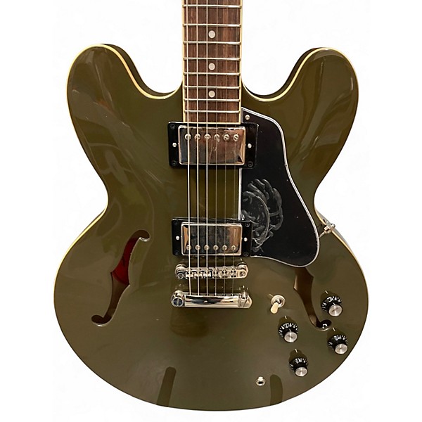 Used 2022 Epiphone ES355 Inverness Green Hollow Body Electric Guitar