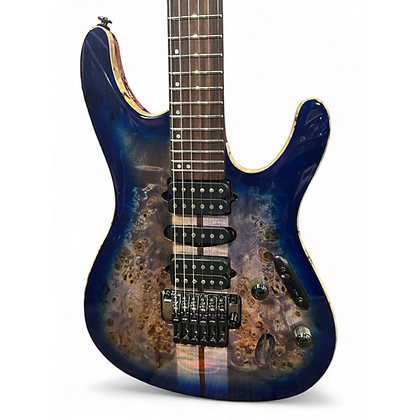 Used Ibanez S1070PBZ COSMIC BLUE SUNBURST Solid Body Electric Guitar