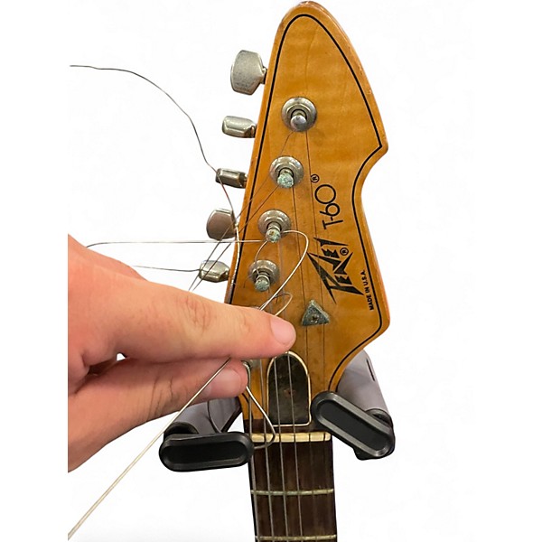 Vintage 1970s Peavey T60 2 Color Sunburst Solid Body Electric Guitar