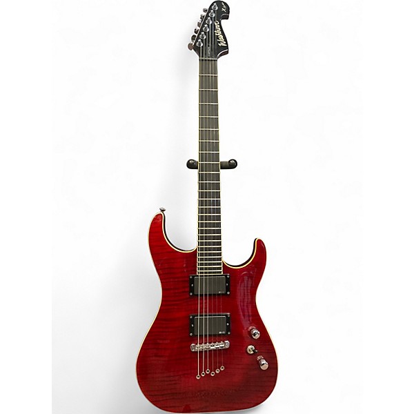 Used Washburn X-50PROFE Trans Red Solid Body Electric Guitar