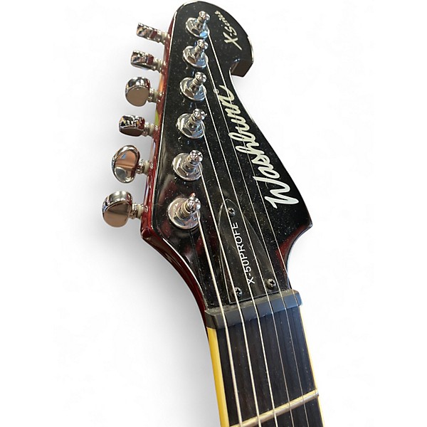 Used Washburn X-50PROFE Trans Red Solid Body Electric Guitar