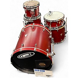 Used Orange County Drum & Percussion 6 Piece Venice Series Satin Red Drum Kit