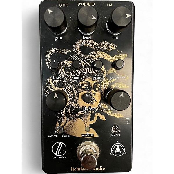 Used Lichtlaerm Audio Medusa - Grinding Death Metal Distortion Effect Pedal