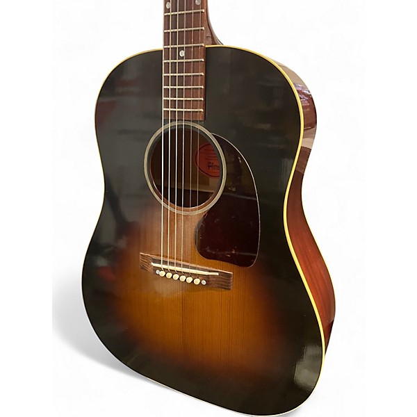 Used 2023 Gibson J45 1942 Banner 3 Color Sunburst Acoustic Guitar