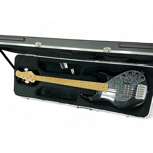 Used Ernie Ball Music Man Stingray 5 String Black Electric Bass Guitar