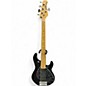 Used Ernie Ball Music Man Stingray 5 String Black Electric Bass Guitar