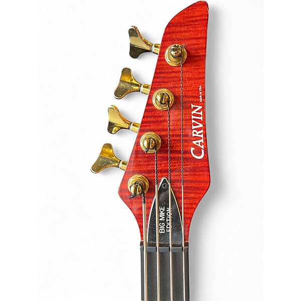 Used Carvin LB-70 "BIG MIKE" EDITION Natural Electric Bass Guitar