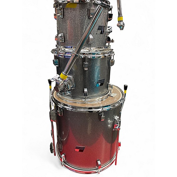 Used Ludwig 5 Piece BACKBEAT Silver Sparkle Drum Kit
