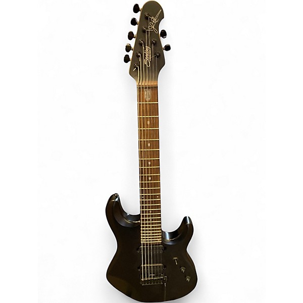 Used Sterling by Music Man JP70 John Petrucci Signature Flat Black Solid Body Electric Guitar