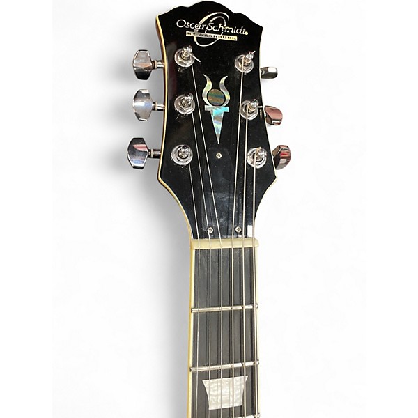 Used Oscar Schmidt OE20-G LEFTY Gold Top Electric Guitar