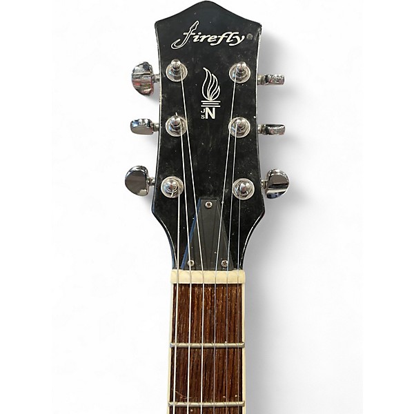 Used Firefly jsn sunburst Hollow Body Electric Guitar