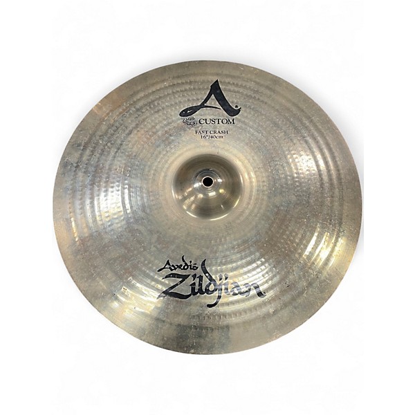 Used Zildjian 16in A Custom Fast Crash Cymbal