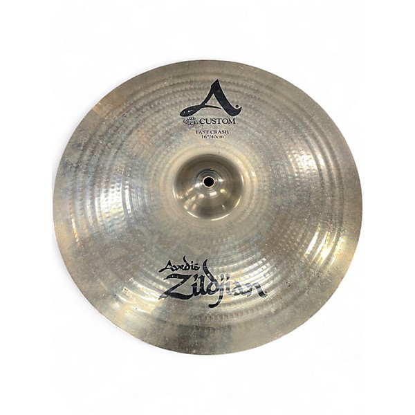 Used Zildjian 16in A Custom Fast Crash Cymbal