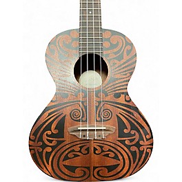 Used Luna Tribal Tenor Mahogany Ukulele