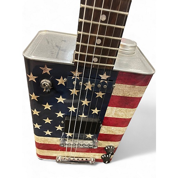 Used Bohemian Guitars GAS CAN AMERICAN FLAG Hollow Body Electric Guitar