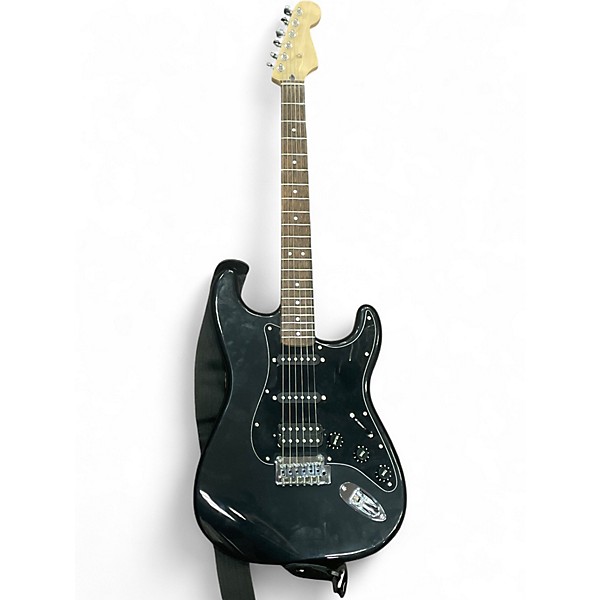 Used Squier Affinity Stratocaster Black Solid Body Electric Guitar