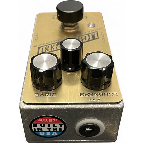 Used Greer Amplification LIGHTSPEED ORGANIC OVERDRIVE Effect Pedal