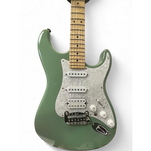 Used G&L Fullerton Deluxe Legacy Macha Green Solid Body Electric Guitar