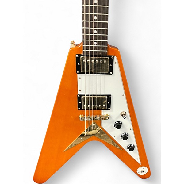 Used Epiphone 1958 Korina Flying V Aged Natural Solid Body Electric Guitar