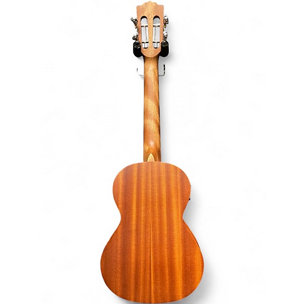 Used Luna Henna Dragon Mahogany Tenor Electric Natural Mahogany Ukulele